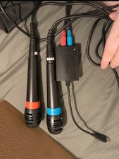 Micros SingStar PS2 (USB Avec Adaptateur) Officiels