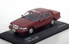 LINCOLN TOWN CAR 1996 DARK RED