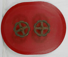 ancienne porte cuve a vin tonneau foudre molette laiton deco industrielle