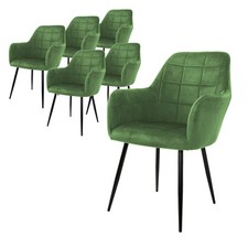 Lot de 6 chaises de salle à