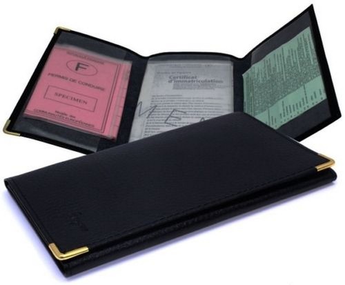 étui pochette carte - carte, grise