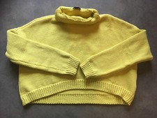 PULL FEMME COTON JAUNE 2022 "H