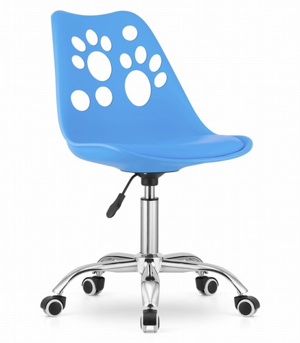 Fauteuil pivotant reno bleu - fauteuil,