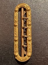 Rare Boucle de Ceinture Ancienne Motifs Art Nouveau French Antique