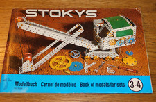 vintage MODELLBUCH JEU suisse STOKYS swiss STOCKMANN LUZERN carnet modeles BOOK