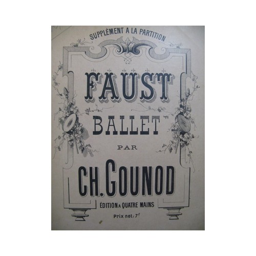 Gounod charles faust ballet - faust,