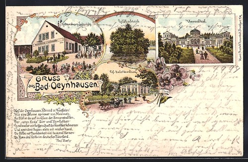 Lithographie bad oeynhausen - lithographie, bad-oeynhausen