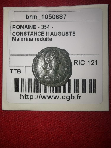 Pièce romaine constance - pièce,