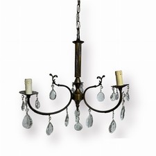 Lampadaire Vintage En Bronze