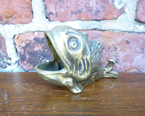 Sculpture vintage laiton - sculpture, en