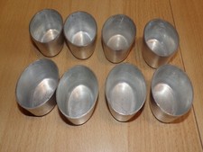 Lot de 8 moules aluminium