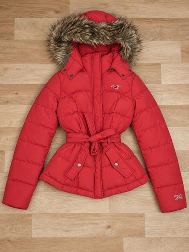 Doudoune hollister rouge - doudoune,