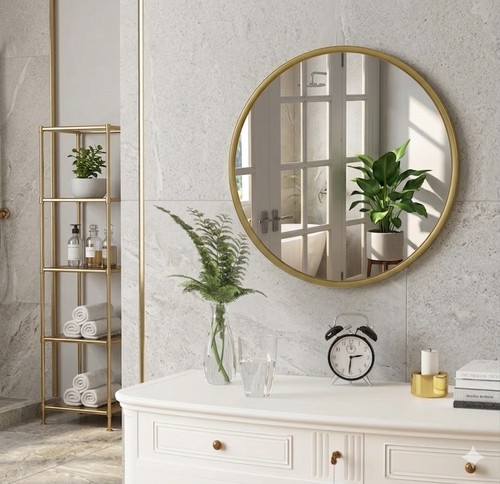 Miroir rond moderne - miroir,