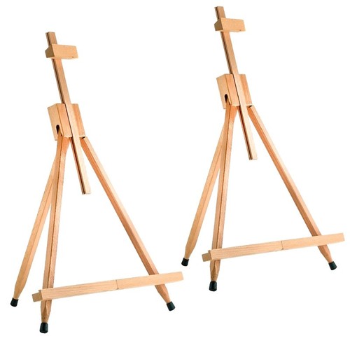 Trépied bois pour table - 2x,