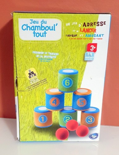 Jeu chamboule tout complet - du,