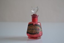 ancien flacon d'encre encrier vide Périne Guyot Paris Carmin Extra-Fin