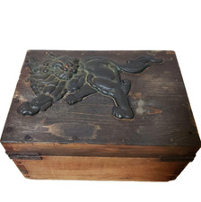 Coffre en bois outil zenibako