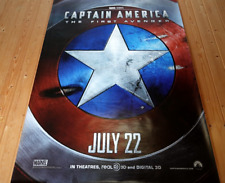 CAPTAIN AMERICA rare bache GEANTE promo bouclier marvel 2011  120x180cm