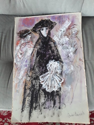 Peinture carnaval venise - carnaval,