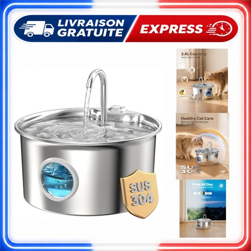 Fontaine eau pour chat - eau,