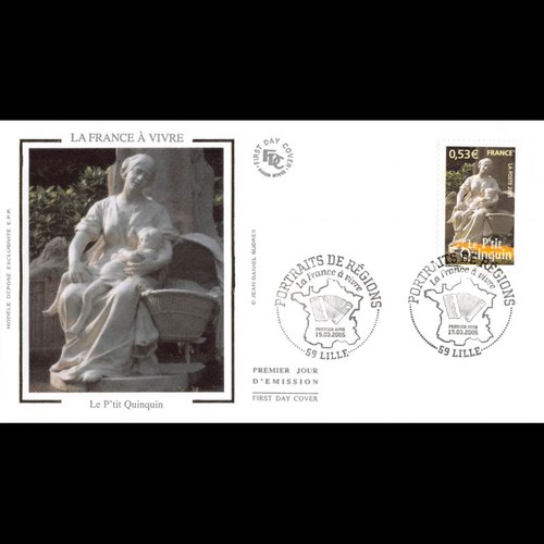 Fdc soie tit quinquin - fdc, le