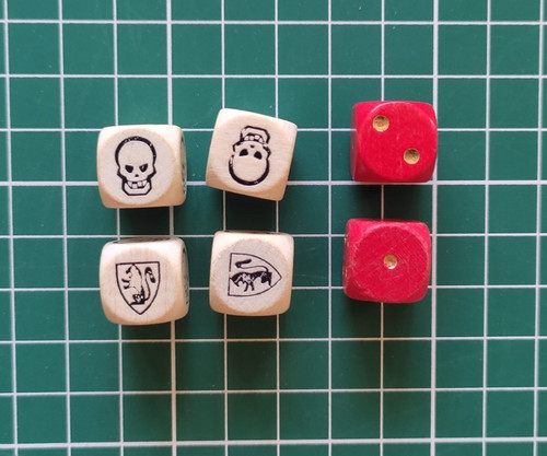 Heroquest dés dice - :, 6
