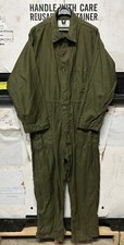 GENUINE US ARMY COVERALLS MEN'S COTTON SATEEN OG-107 TYPE 1 MINT NEW !!!! LARGE