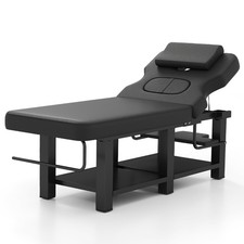 Black Massage Table Facial Bed