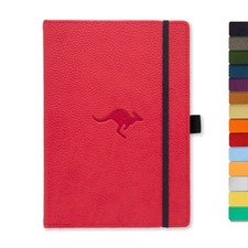 Dingbats - Wildlife Plain Medium Notebook, Red Kangaroo, A5 - Hardcover - Cream 
