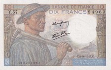 10 Francs - Mineur -