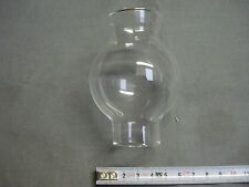 verre neuf de lampe genre Pigeon, base diamètre 33 mm, verre clair (réf GA1)