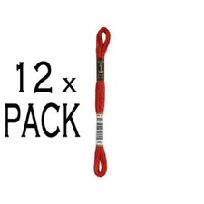 12x Anchor Torsade 8m, rouille, coton, couleur 340, 6 fils