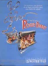WHO FRAMED ROGER RABBIT - DISNEY / LLOYD  - ORIGINAL SMALL FRENCH MOVIE POSTER