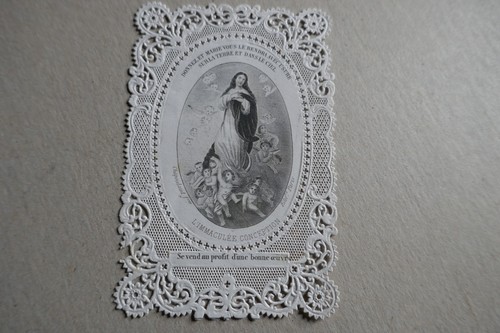 Canivet ancien image pieuse - canivet,
