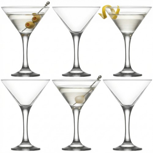 Ensemble verres martini - de, à