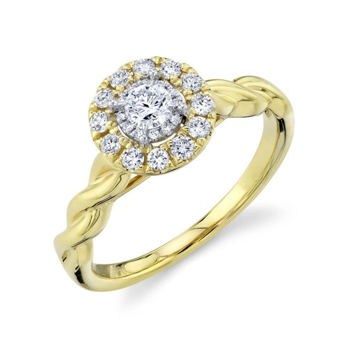 14k jaune tressé tortillon - 14k, or