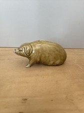 Ancienne Petite Tirelire Vernissée  Forme Cochon à Casser Vintage