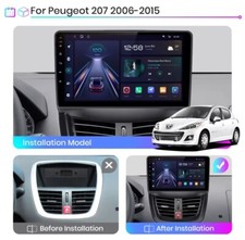 Radio 2 Din Pour Peugeot 207