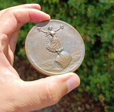 Plaque Publicitaire Bronze