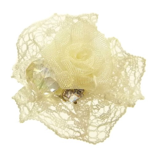Bague jaune pâle fleur - pÂle,