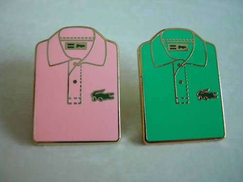 Pin polo lacoste rose - pin's,