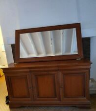 Bahut bas merisier + Miroir en merisier - Excellent état - 600 € l'ensemble