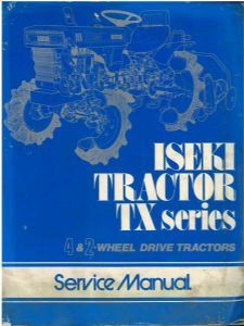 Iseki tractor tx1000 - tx1000, tx1000f