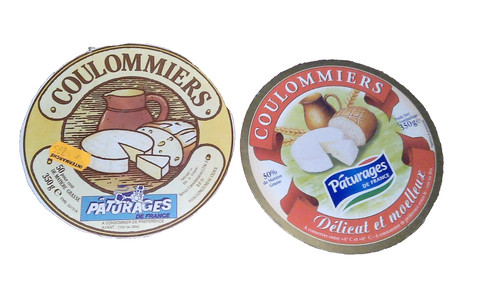 Lot étiquettes de fromage - de,
