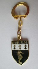 porte clé ARTHUS BERTRAND 2ème E.S.M. (Escadrille de Sous-Marins : LORIENT)