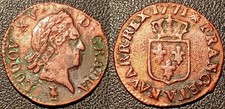 Louis XV - liard à la vieille tête 1771 V, Troyes TB/TTB ! L4L.522