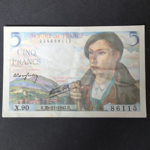 Banque france billet - banque, 5