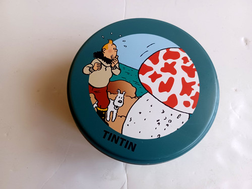 Boîte métal tintin herge - en,