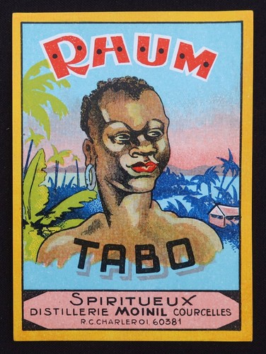 Ancienne étiquette rhum tabo - ancienne,