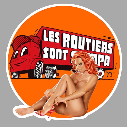 Pinup routiers sympas camion - pinup,